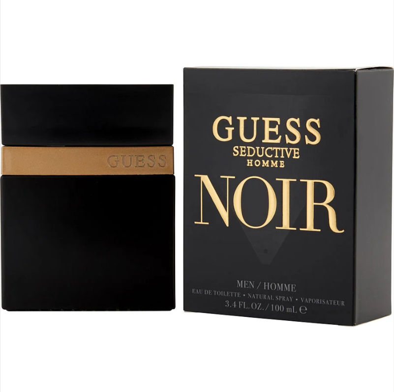 Guess Seductive Homme Noir Eau De Toilette Spray